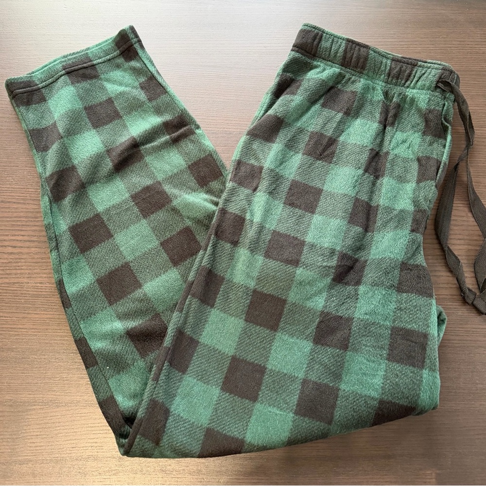 George Green and Black Patterned Pants